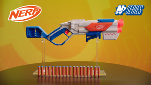 Nerf N Series Strikeback Dart Blaster: 18 N1 Darts (for N Series only) 6-Dart Clip. Outdoor Ideal Kids Gifts Ages 8+