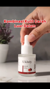 Paket Bundling Suplemen Mencerahkan & Serum Ukhtiy BPOM