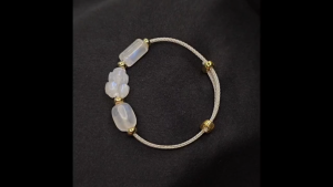 Vòng tay Tài Lộc - Gia Đình - Trí Tuệ Moon cho mệnh Kim và Thủy - Phong Thủy TUDO