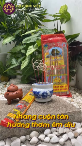 Tuýp nhang cuộn tàn 2 Quả Núi tuýp nhang trầm nhỏ - Đồ Cúng Việt