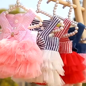 【Get the Perfect Fit】 Whisker Hipidog Dog Dress Puppy Lace Tulle Skirt Pet Shih Tzu Costume Cat Party Birthday Wedding