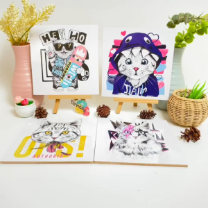 HIASAN DINDING KUCING WALL DECOR PAJANGAN POSTER KUCING DEKORASI KAMAR TIDUR DINDING RUMAH