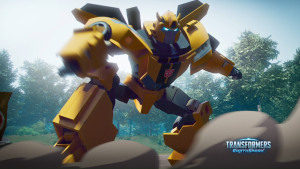 Transformers Toys EarthSpark 1-Step Flip Changer 4-Inch Action Figure Robot Toys for Ages 6 and Up