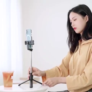 TONGSIS TRIPOD R1S LAMPU BLUETOOTH WIRELESS MAKARON MACARON