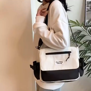 Túi vải nam nữ đi học đi làm nhiều màu LILA TVNI19