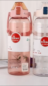 WARS Botol Air Minum Bahan Tritan Dengan Sedotan 1500 & 2000 ML