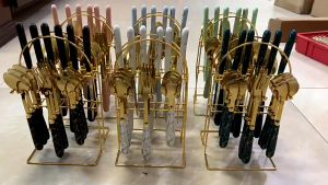 24pcs Luxury Stainless Steel Cutlery Set Hotel Grade Set Pisau Sudu Garpu Spoon Knife Fork Sudu