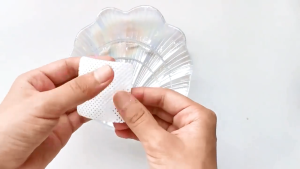 300Pcs UV Gel Nail Art Remover Cotton Pad Eyelash Extension Glue Nail Soak Off Remover Wraps Soft Wipe Cleaner Paper