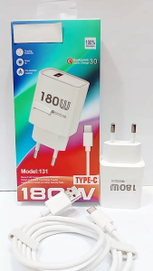 Charger FOR INF MODEL 131 180W Quick Charge3.0 Batok + Kabel USB Suppoert Fast ChargingCasan Hp