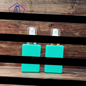 Botol Pump 100ml Kotak Pet Hijau / Botol 100 Ml Treatment Fulcap Pet Tebal