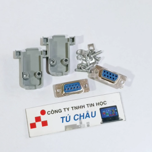 Đầu Com 9 Lổ Cái (DB9F - 9M Lổ Cái) (Bao gồm võ nhựa) / Đầu hàn Com 9 (DB9)