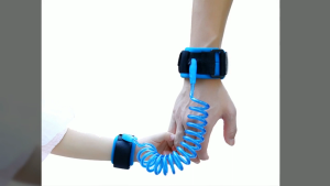 Tali Pengaman Anak Anti-Tumpah Warna Biru dengan Desain Kuat 1.5M
