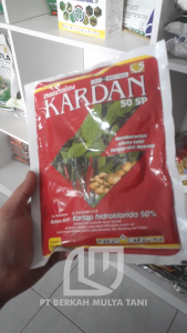 Kardan 50 SP Pestisida Insektisida Obat Semprot Pembasmi Hama Ulat Daun Paling Ampuh 100 Gram