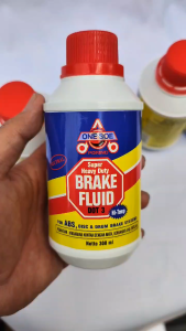 Paket 5 Botol Minyak Rem One Soe Brake Fluid 300 ML DOT 3