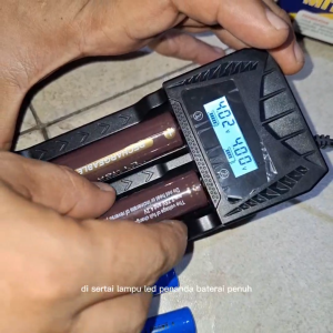 CHARGER BATERAI Lithium MULTIFUNGSI 3.7V SUPER FAST CHARGING 2 SLOT