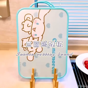Sanrio Shanghai Hello Kitty My Melody Chopping Board Kuromi Cinnamoroll Vegetable Fruit PP Cutting Board