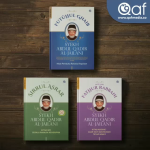 QAF Buku Terjemah Inti Sari Fathur Rabbani Buku Kitab Nasihat Agar Hati Sehat Fatur Robbani Syekh Abdul Qadir Al Jailani Qodir Hard Cover