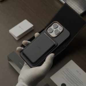 hyodo [Leather Series] Cardlet Pro - ecovel™ (Magnetic compatible Leather anti-RFID Wallet Smart Card Wallet Holder)