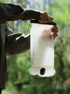 Naturehike TPU Sport Drinking Water Bag 1.5L 2L 3L Lightweight Large Capacity Foldable Running Hiking Climbing Cycling Off-Road Mountaineering Portable Water Bladder Hydration Pack Soft Water Storage Bag Original Nature Hike