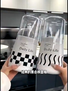 Bekas sudu bertutup kemas utensil organizer 餐具收纳 Chopstick Holder with cover Anti-dust Chopstick Cage with Lid Kitchen