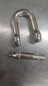 สเก็นตัว U สแตนเลส 304 สเก็น พร้อมน็อตและปิ๊นเสียบ - สำหรับผู้พยากรที่ต้องการเสริมสวยใสและความงาม