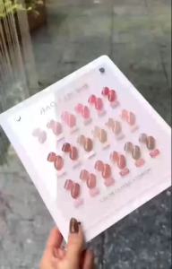 Set sơn gel thạch đục Jiao yan she 18 màu sơn gel