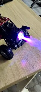 TokoYoyo Mainan Mobil Remote Control Asap Lampu Alloy 1:18 Offroad RC Spray Light Climbing Kid Toys