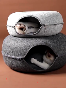 Cat Tunnel Terowong kucing Cat Playground Cat Donut Tunnel Pet Bed Pet Tunnel Toy 猫隧道 猫窝 猫床
