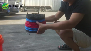 1Pcs 26cm Red/Black Car Wash Bucket Insert Car Wash Grit Guard Sandstone Isolation Net For Auto
