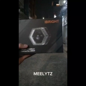 Projie Biled Crystal 3inc IBRIGHT ZE 3XS Segi 6 Body Black Di lengkapi Kipas Pendingin Plus Devil Dan Shroud