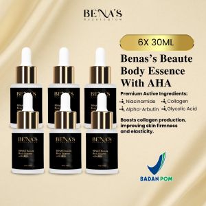 (6 pcs) Booster Body Essence viral pemutih tubuh BENAS Beaute Glow