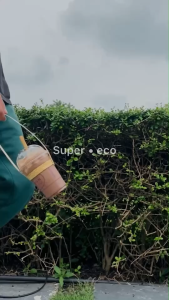 หิ้วแก้วไผ่ ที่นอกเหนือ 100 ชิ้น สำหรับใส่แก้ว 16-22 ออนซ์