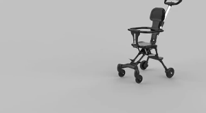 รถเข็นเด็ก รถเข็นเด็กพับได้ 4 ล้อ พกพาได้ มีพนักพิง มีกันสาด น้ำหนักเบา แข็งแรงทนทานต่อการใช้งาน