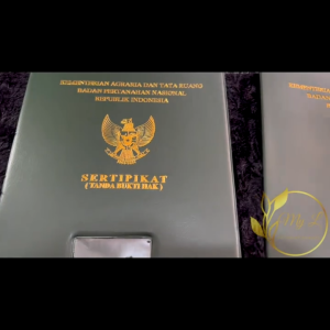 PREMIUM SAMPUL SERTIPIKAT TANAH BPN / COVER SERTIFIKAT TANAH / MAP RUMAH Hijau