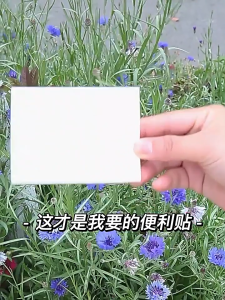 Transparent Waterproof Self-Adhesive Sticky Notes 50 Sheets - New See-Through Office & School Notes