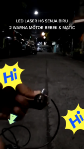 Lampu Utama LED H6 Laser Jauh Dekat Putih Kuning Plus Senja Biru Motor Bebek Dan Matic