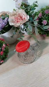 CHOBIG Botol Kaca Mini 150ml Tempat Minyak Kecil Jar Bumbu Toples Kecap Jar Toples Merica Garam Gula ISC