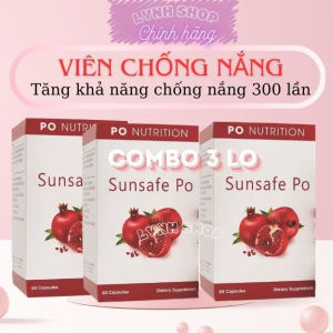 Viên uống chống năng Sunsafe PO chính hãng Mỹ