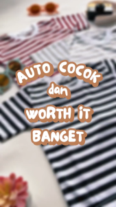 Kaos Basic Salur Bayi Laki Laki Perempuan Usia  0 1 2 Tahun Baju Anak Motif Garis Cowok Cewek