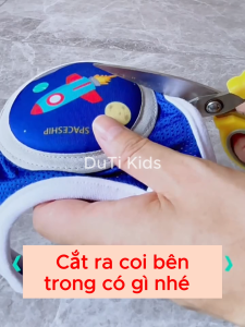 Bọc bảo vệ đầu gối khuỷu tay 5 lớp tất bảo vệ cao cấp an toàn cho bé tập bò tập đi lái xe đạp