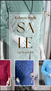 Baju Kebaya Tunik Brokat Wanita
