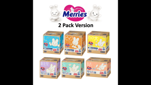 Merries Diapers 2 Pack Japan Upsize Version