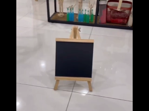 Triangular Bracket Wooden Drawing Board 30*60/20*36CM Message Blackboard Erasable Chalkboard