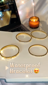 FORGE Luxury Brand Gelang Tangan Emas Bangkok Cop 916 Untuk Wanita Gold Bracelet For Women