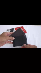 Ví đựng thẻ Da Bò mini card  nhỏ gọn 2 màu đen  nâu