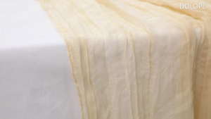 90*180cm Cheesecloth Table Runner 13.3ft Boho Gauze Cheese Cloth Table Runner Rustic Sheer Runner 160inch Long for Wedding