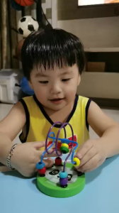 Educational Toys Wooden Maze Roller Coaster Abacus Math Toy For Kids