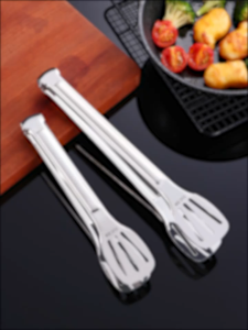 304 Stainless Steel BBQ Grilling Food Clip Salad Bread Serving Kitchen Barbecue Grilling Cooking Kitchen Tool