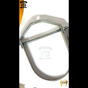 10" Galvanized Clevis Hanger  Pipe Hanger Heavy Duty  Adjustable Angle with Nuts  Sold per Piece