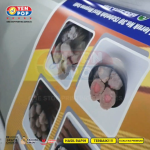 Cetak Sticker Meteran Graftech / Ritrama Outdoor Indoor  UV Murah Berkualitas